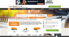 Desktop Screenshot of europa-lkw.de